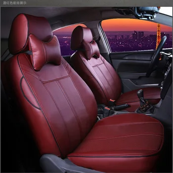 

automotive car seat covers special customize well matched pu leather red for Cadillac CTS CT6 SRX DeVille Escalade SLS ATS-L/XTS