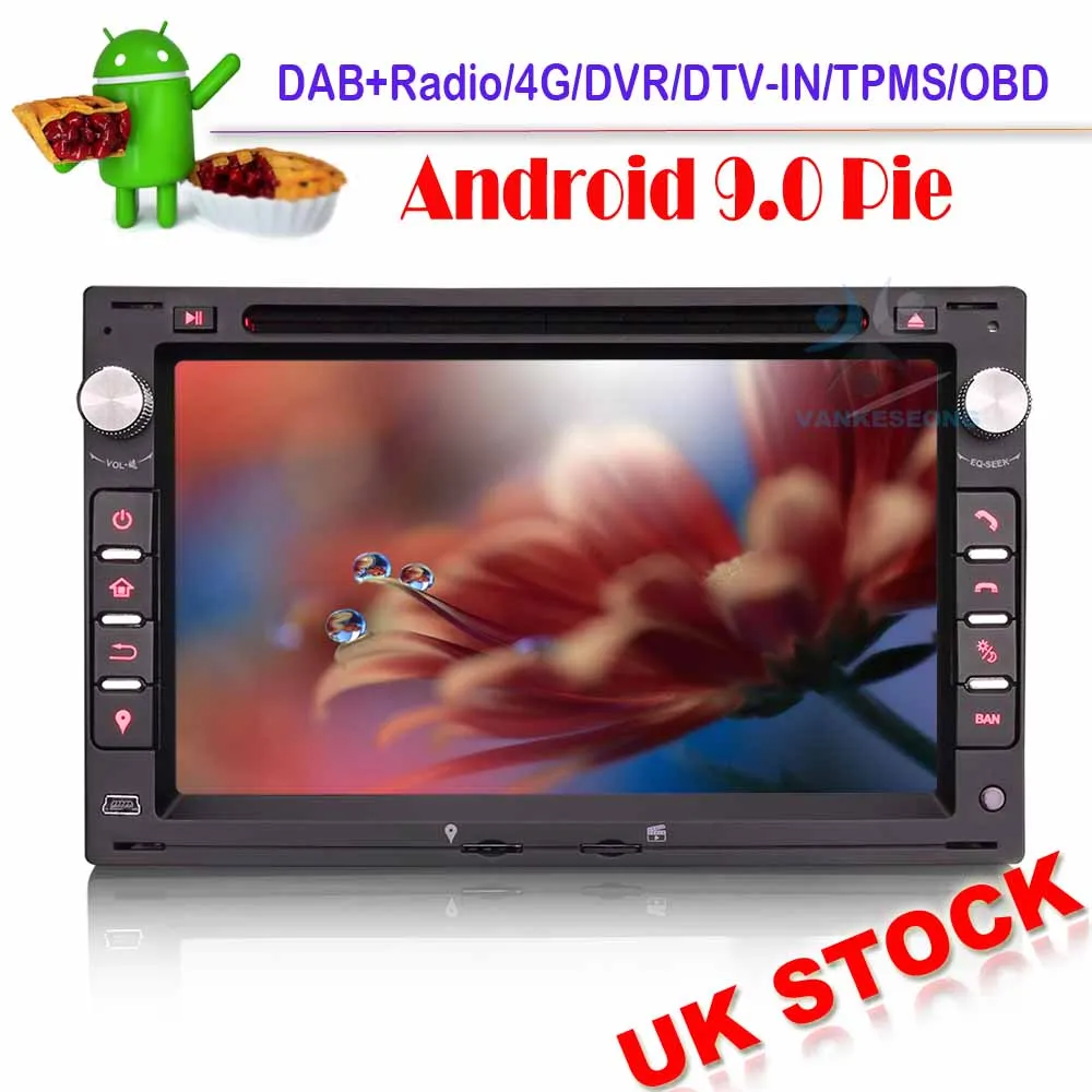 DAB + Автомобильная стерео Android 9 0 CD GPS спутниковая навигация для VW BORA POLO GOLF MK4 T5