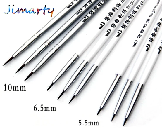 

3 pcs Watercolor oil Art Paint Brush nail art painting brush Self Moistening Calligraphy Pen Claborate-style painting AHB021