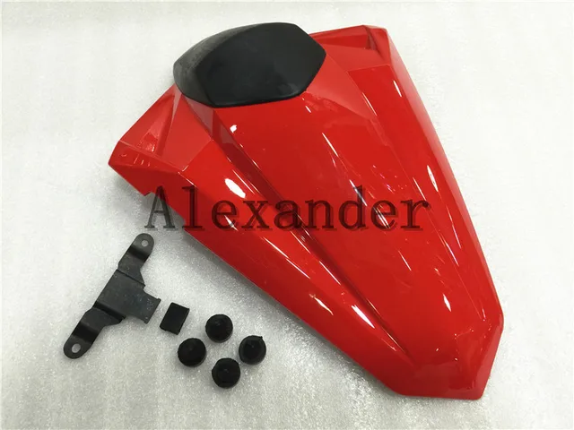 Red Motorcycle Rear Seat Cover Cowl Solo Motor Seat Cowl Rear For