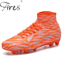 Fires Man футбольные бутсы Большие размеры 36-45 уличная спортивная обувь бутсы футбольные бутсы мягкие Футбольные кроссовки удобные