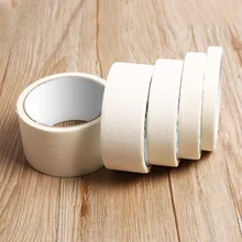 Изоляционная Лента белый Цвет 12/18/24 мм односторонняя клейкая лента креп Бумага для живописи масляными красками эскизный чертёж украшения