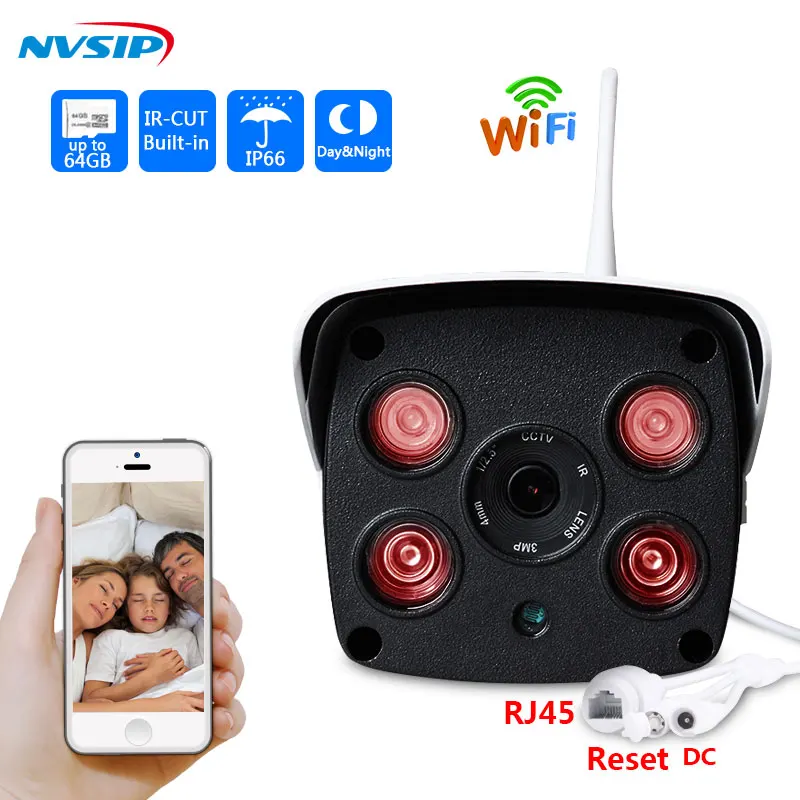 HD IP Camera 960p font b Wireless b font Bullet Camera WIFI P2P Waterproof Outdoor Security