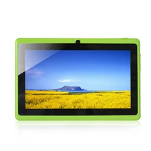 Free Shipping 7 inch Android Tablet Q88 1024 600 A33 Green Quad Core 1 5GHz 512MB