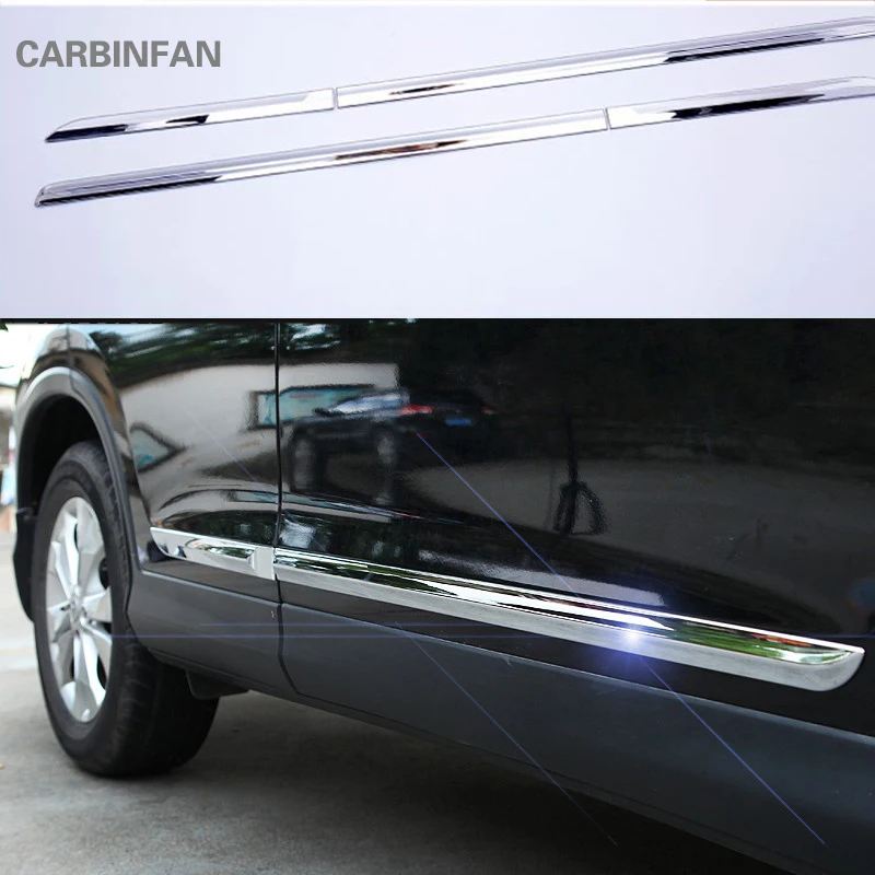 

For Honda CR-V CRV 2012 2013 2014 2015 2016 ABS chrome Car Body Side Door Cover Trim Kit Molding Protector Sticker Styling C568