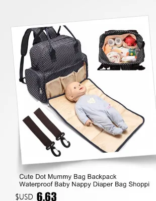 Брендовая Водонепроницаемая дорожная сумка для подгузников, рюкзак, модная сумка для прогулки с ребенком, многофункциональная Большая вместительная сумка