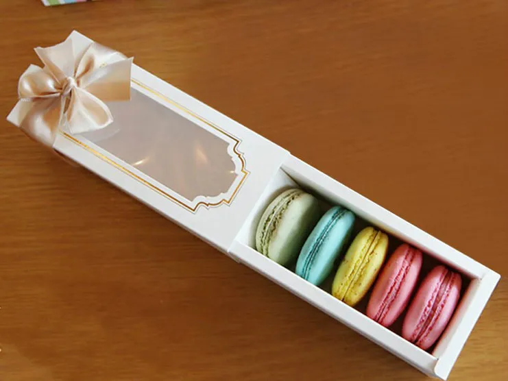 Hot New Window Macaron box cake gift 150PCS/LOT | Дом и сад