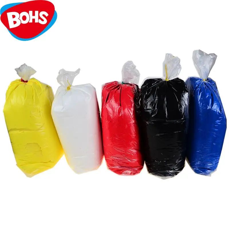 BOHS Playdough Clay Plasticine 1 Color 1Kg , Air Dry, for Preschool Arts & Crafts