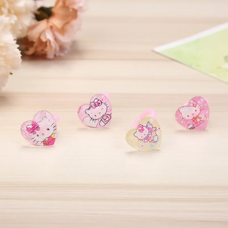 10 шт./veel meisjes leuke zoete кольцо ontwerp dier bloem mode sieraden meisje kinderen подарочные аксессуары