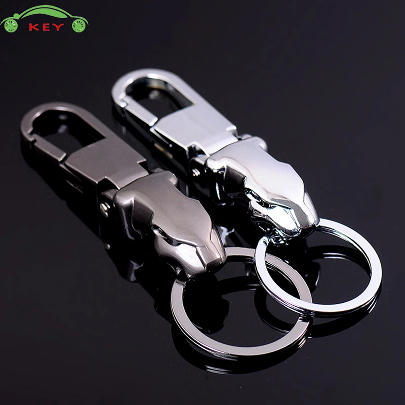 

Leopard Head Metal Car Keychain Auto Motorcycle Key Ring for Jaguar Jeep Ford Hyundai Mercedes Audi BMW Daihatsu Volvo Keyring