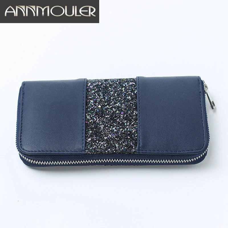 

2016 Luxury Brand Women Wallet High Quality Pu Leather Long Wallet Patchwork Zipper Purse Multi-pocket Card Holders
