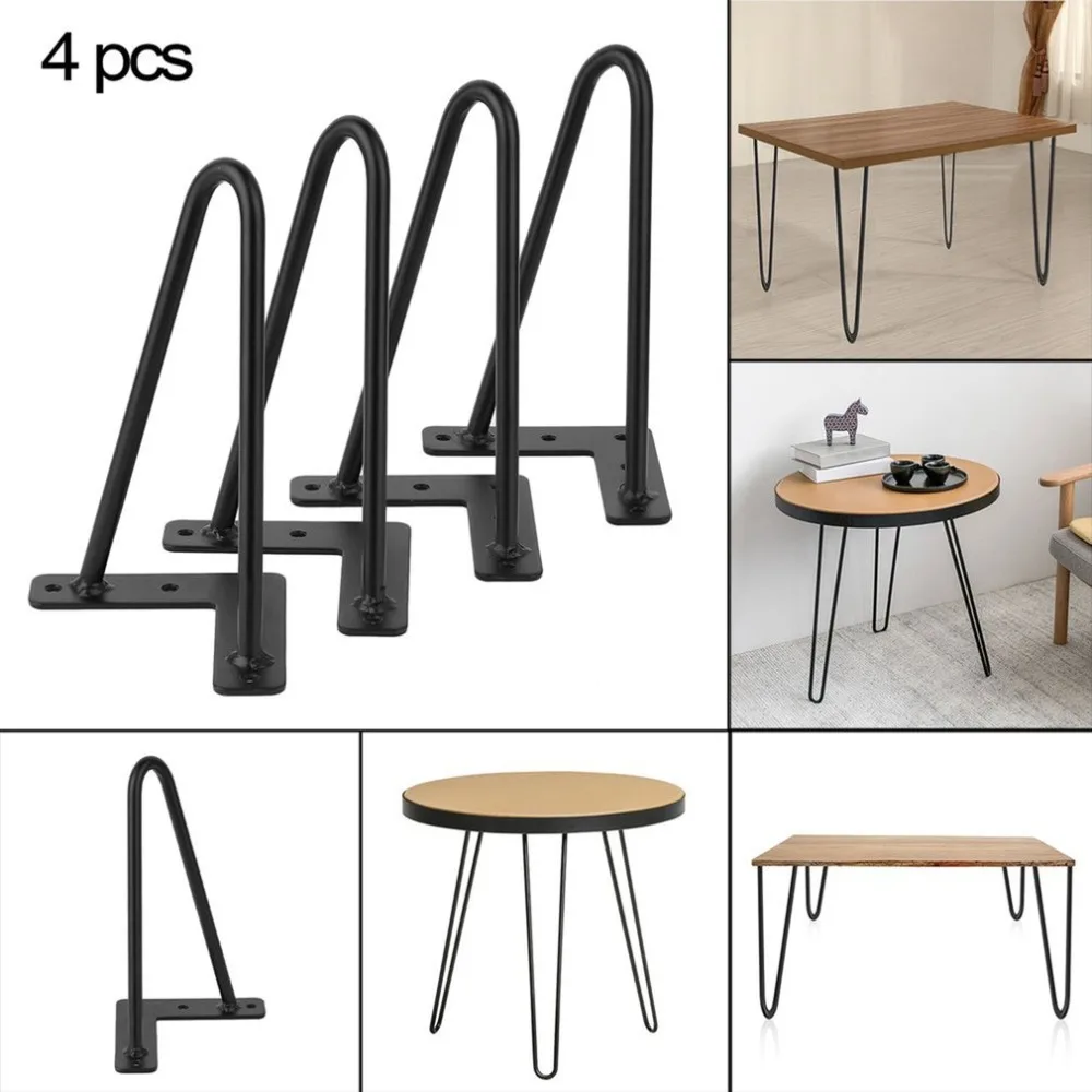 4xTable Desk Rubber Feet Pads Bar Stool Leg Riser Lifts for Wooden Furniture