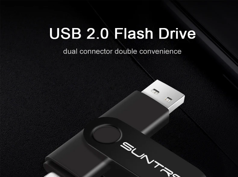 Suntrsi OTG флеш-накопитель 4g 8g 16g Флешка для смартфонов и планшетов реальная емкость 64 ГБ флеш-накопитель USB2.0 32 Гб карта памяти