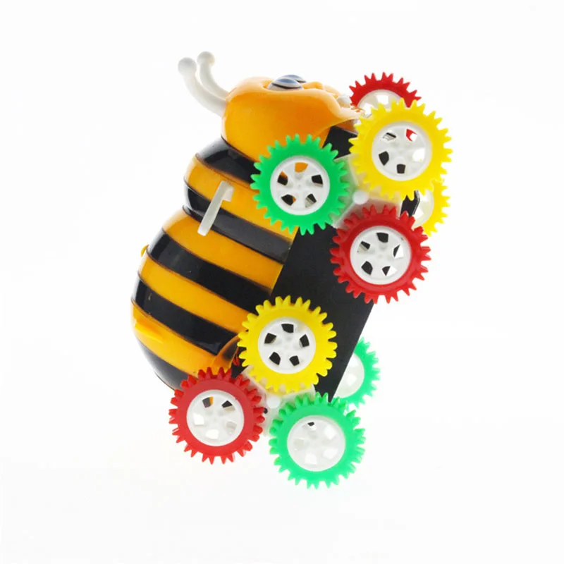 High-Quality-Kids-Cute-Funny-Gifts-Electric-Colorful-Cartoon-9-wheels-Bee-360-Degree-Tumbling-Car (2)