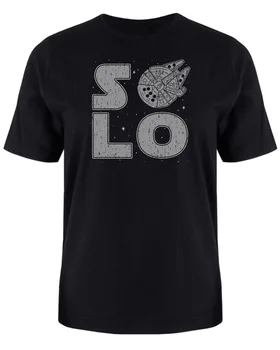 

Han Solo Millennium Falcon 2019 Men Hot Fashion Solid Logo T Shirts
