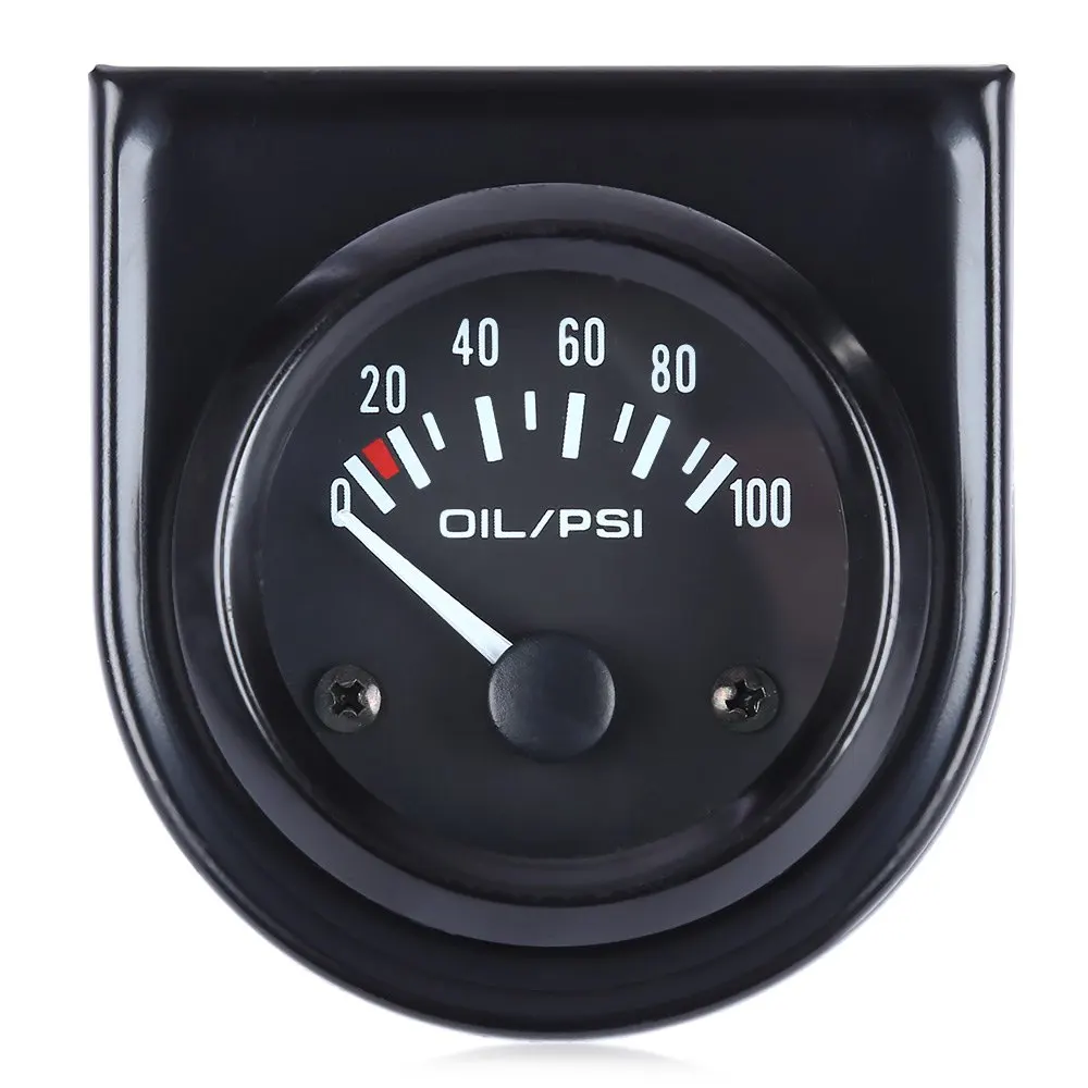 B742 Digital Mechanical Oil Pressure Gauge with Sensor for Car High