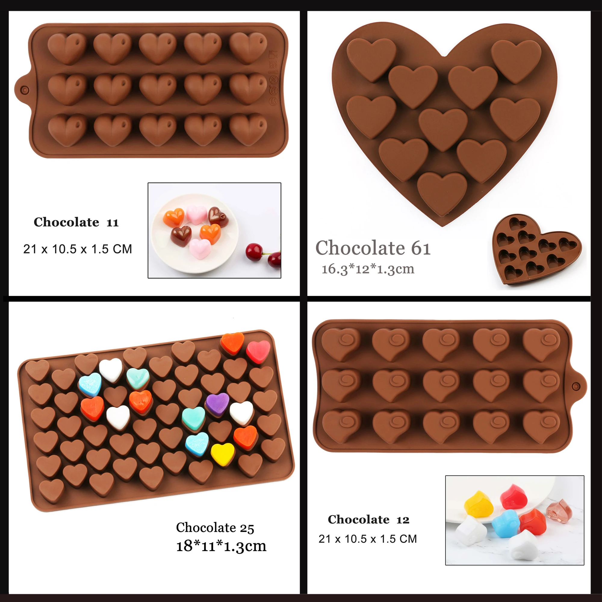 Details about  / Handmade Soap Lollipop Mould Chocolate Moulds Crafts Chocolate Fondant Mold MP