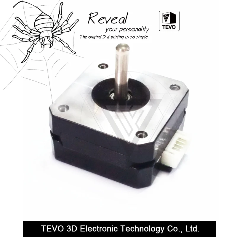 Детали 3d принтера TEVO Black Widow Titan шаговый двигатель для Titan Экструдер 3d принтер экструдер 42*42*23 мм для J-head bowden