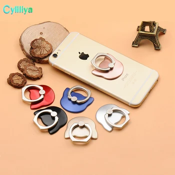 

300pcs Finger Ring Mobile Phone Ring Holder Bracket Metal Lazy Ring Buckle Mobile Phone Bracket 360 Degree Stand Holder