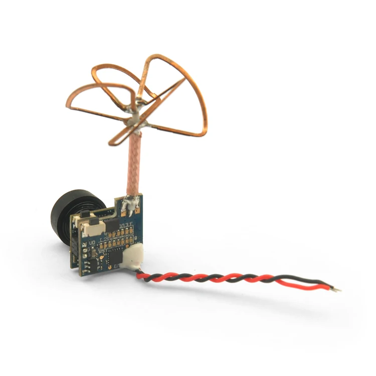 

Upgraded VM275T HC48 5.8G 25mW Build-in FPV Transmitter Antenna 48CH Mini Tiny 520TVL Camera for Indoor Brushed Racer Drone