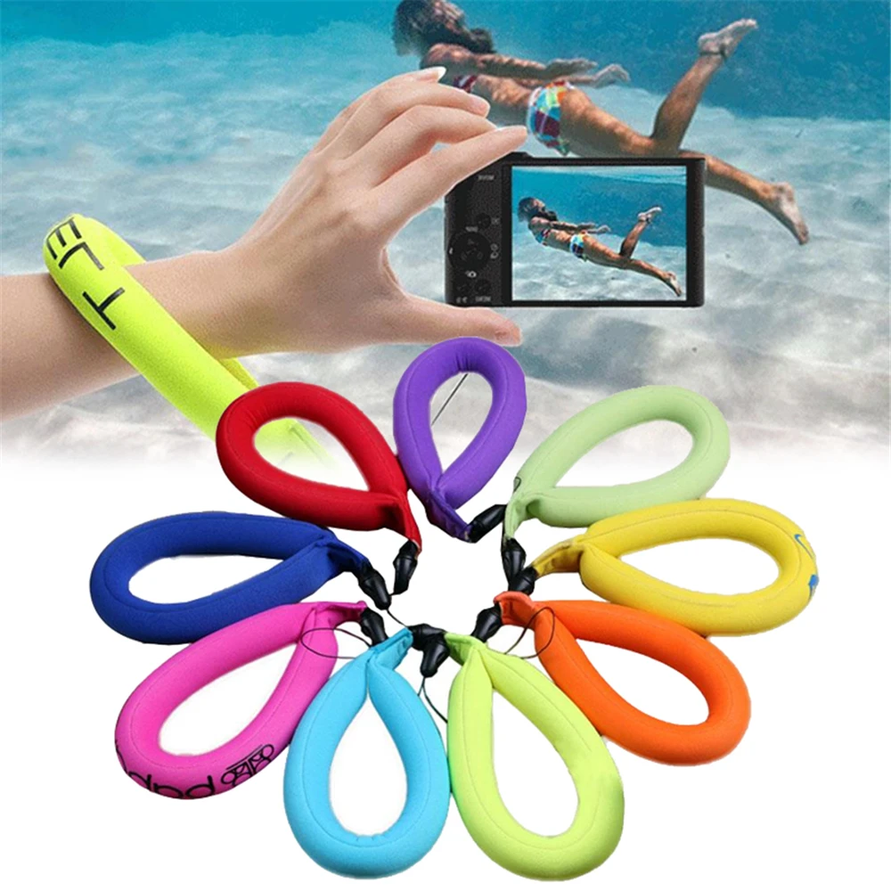 

Cewaal Waterproof Swimming Diving Floating Foam Camera Hand Wrist Strap Band For Gopro Sports Action Video Cameras Gift