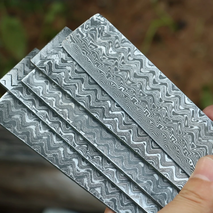 how to make damascus steel patterns