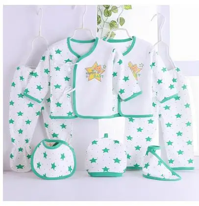 Newborn underwear set of 7 pieces 1 - Цвет: Розовый