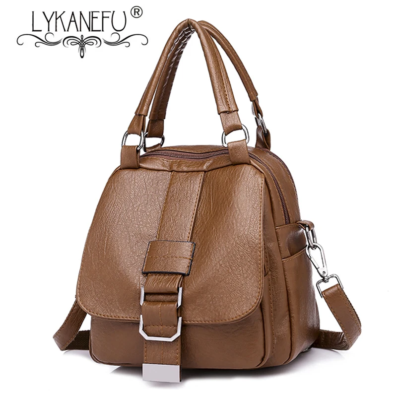 LYKANEFU Multi Function Bag Women's Shoulder Bags Vintage Style Women