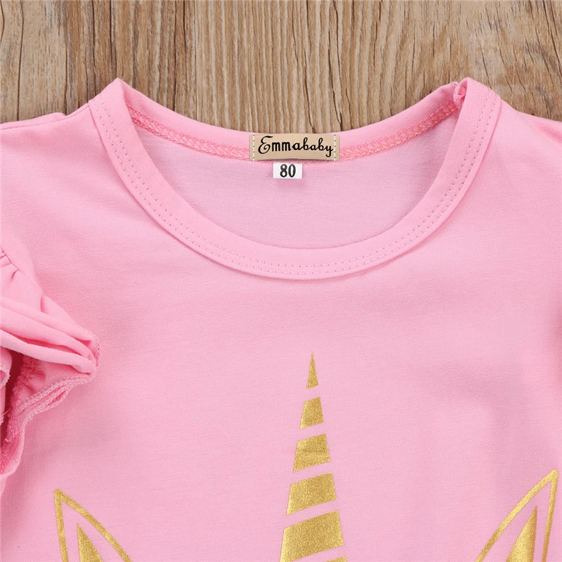 Lovely Newborn Infant Romper Kids Baby Girl Unicorn Romper Clothes Long Sleeve Ruffles Jumpsuits Clothes 2017 New Cute Body Suit Lovely Newborn Infant Romper Kids Baby Girl Unicorn Romper Clothes Long Sleeve Ruffles Jumpsuits Clothes 2017 New Cute Body Suit