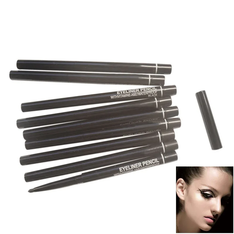 

1 Piece Waterproof Rotary Gel Cream Eye Liner Black Eyeliner Pen Makeup Cosmetic HB88