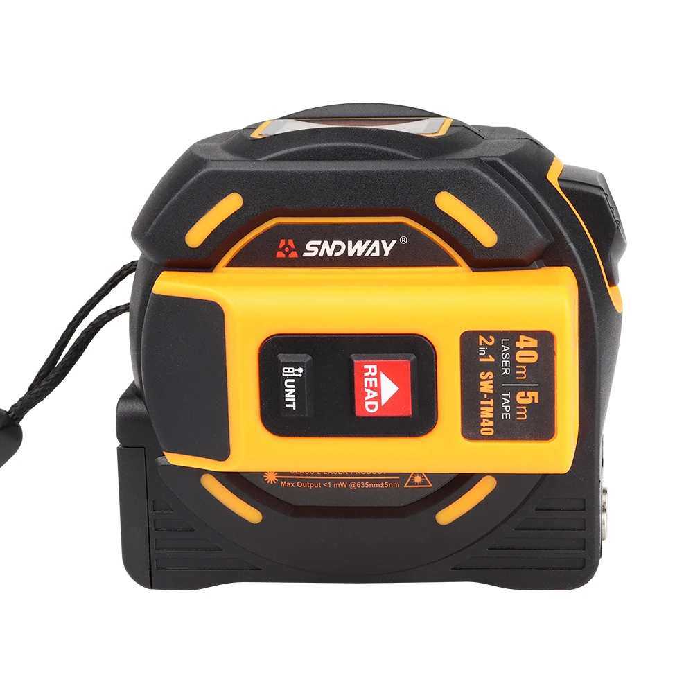 SNDWAY laser distance meter range finder 40M 60M laser tape measure digital retractable 5m laser rangefinder Ruler Survey tool SNDWAY laser distance meter range finder 40M 60M laser tape measure digital retractable 5m laser rangefinder Ruler Survey tool