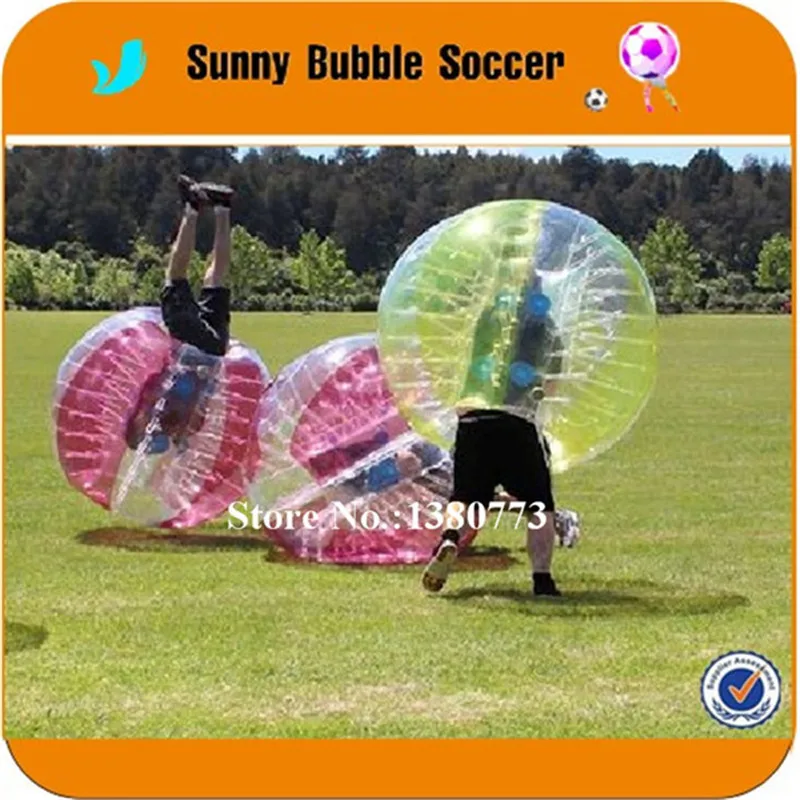 12 шт./лот + 2 pompe Livraison gratuite prix usine de bulle soccer 1 diamet humaine pare chocs gonflable ballon footba|bulle gonflable|soccer