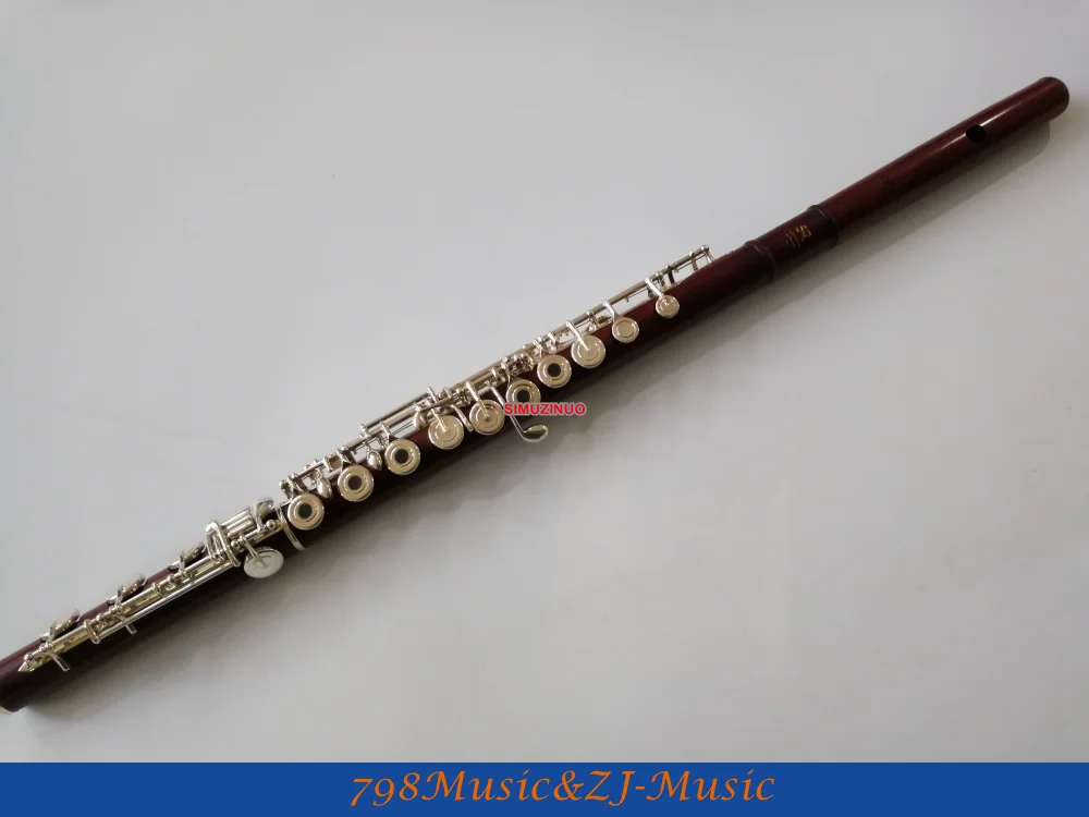 

Star River(SR) Rose Wood Flute-B foot-Open Hole-Split-E-Offset-G-Silver Plated