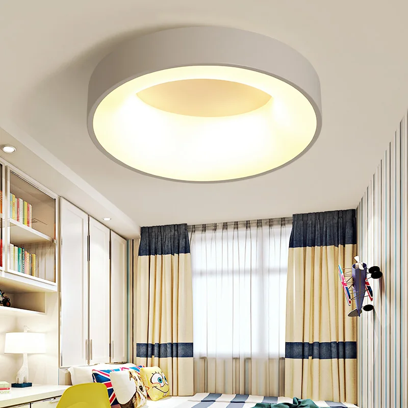  Round Modern Led Ceiling Lights For Living Room Bedroom Study Room Dimmable+RC Ceiling Lamp Fixture - 32983194796