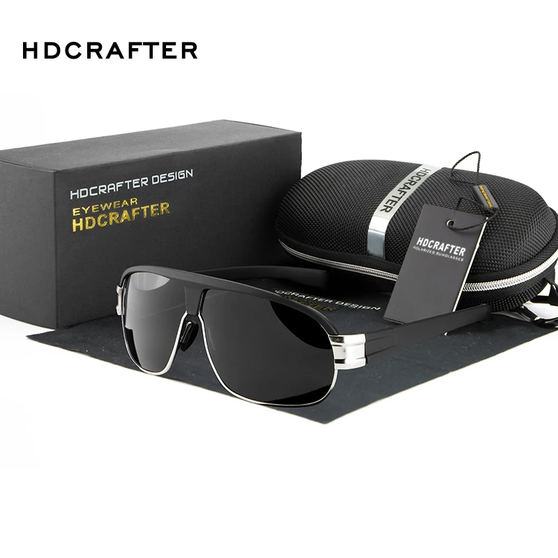 HDCRAFTER New Sunglasses for Men Polarized Brand Designer Men Sun Glasses for Driving oculos de ...