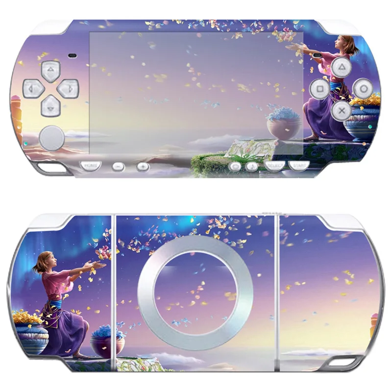 

Nostalgic Style Skin Vinyl Decal Skin Sticker for Sony PSP 2000 Console and 2 Controllers Stickers