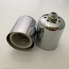 M10 своими руками хром самоблокирующийся Керамика держатель лампы E27 Потолочная люстра база светильника 10 шт