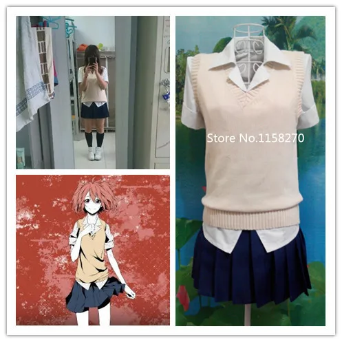 Загадочная история дьявола костюм для косплея акума no Ridoru Haru Ichinose |