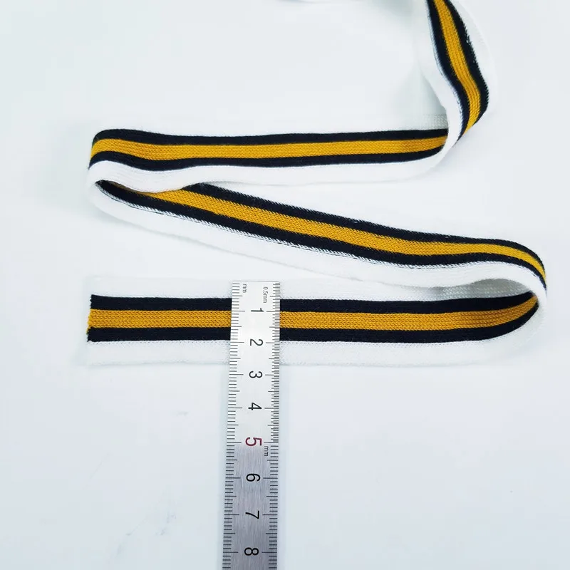 2 размера один метр Желтый цвет ткань клейкие ленты для одежды сумки обувь Вышивание тесьма DIY полоса ленты украшает искусств