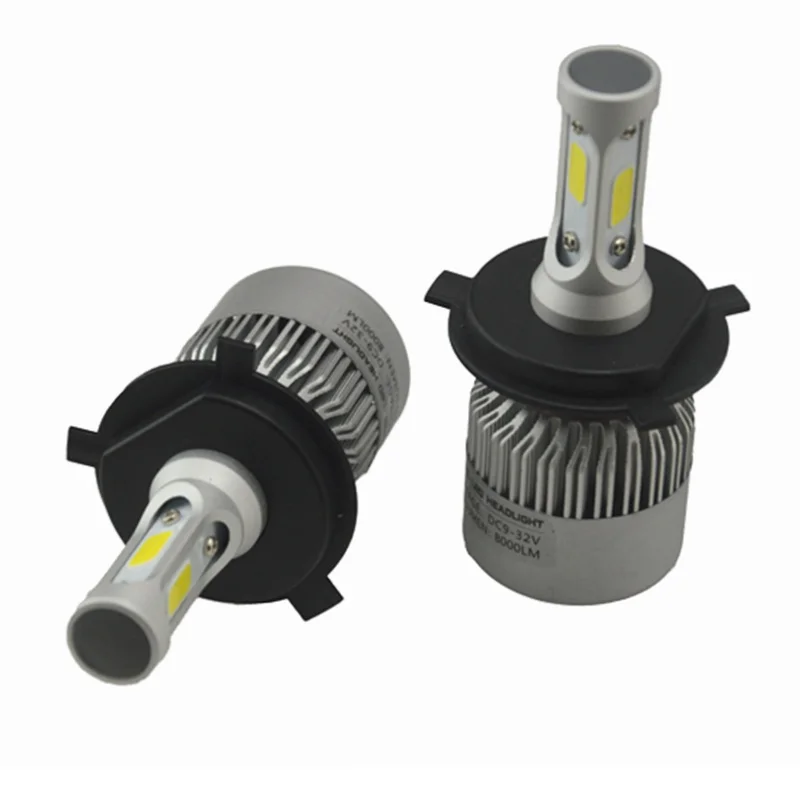 1 комплект 72W фары для 16000LM 6500K COB светодиодный головной светильник H1 H3 H4 H7 H11 9005/HB3