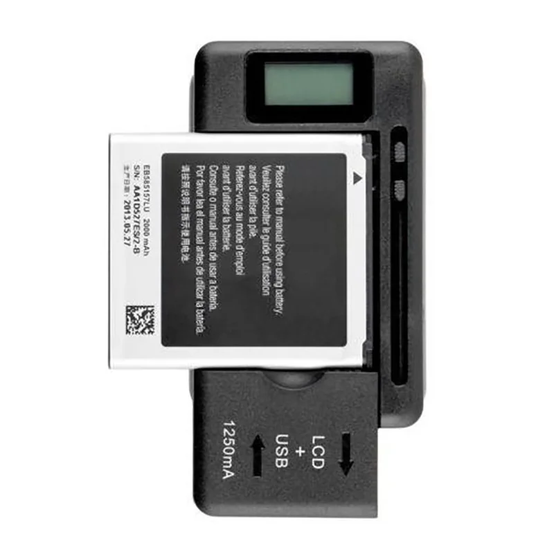 YIKIXI EU/UK/US PLUG Универсальное мобильное зарядное устройство usb-порт ЖК-экран индикатора для сотовых телефонов смарт-зарядное устройство