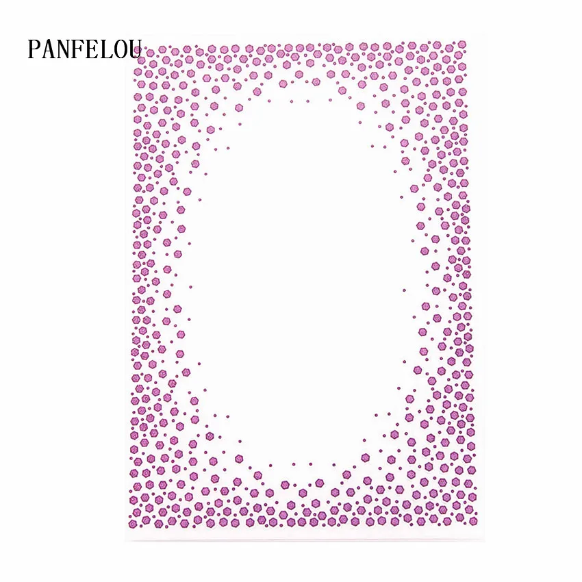 

PANFELOU Dot bubble Embossing folders Plastic For Scrapbooking DIY Template Fondant Cake Photo Album Card Making