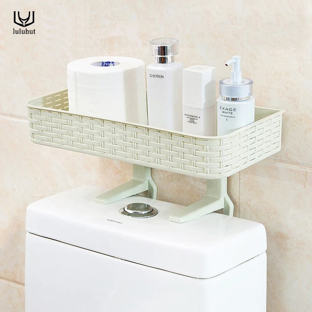 Luluhut Plastic Bathroom Shelf Wall Suction Napkin Holder Reusable Luluhut Plastic Bathroom Shelf Wall Suction Napkin Holder Reusable Seamless Er Toilet Basket Hand