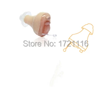 

Manual Control Digital CIC Hearing Aid D-C-M