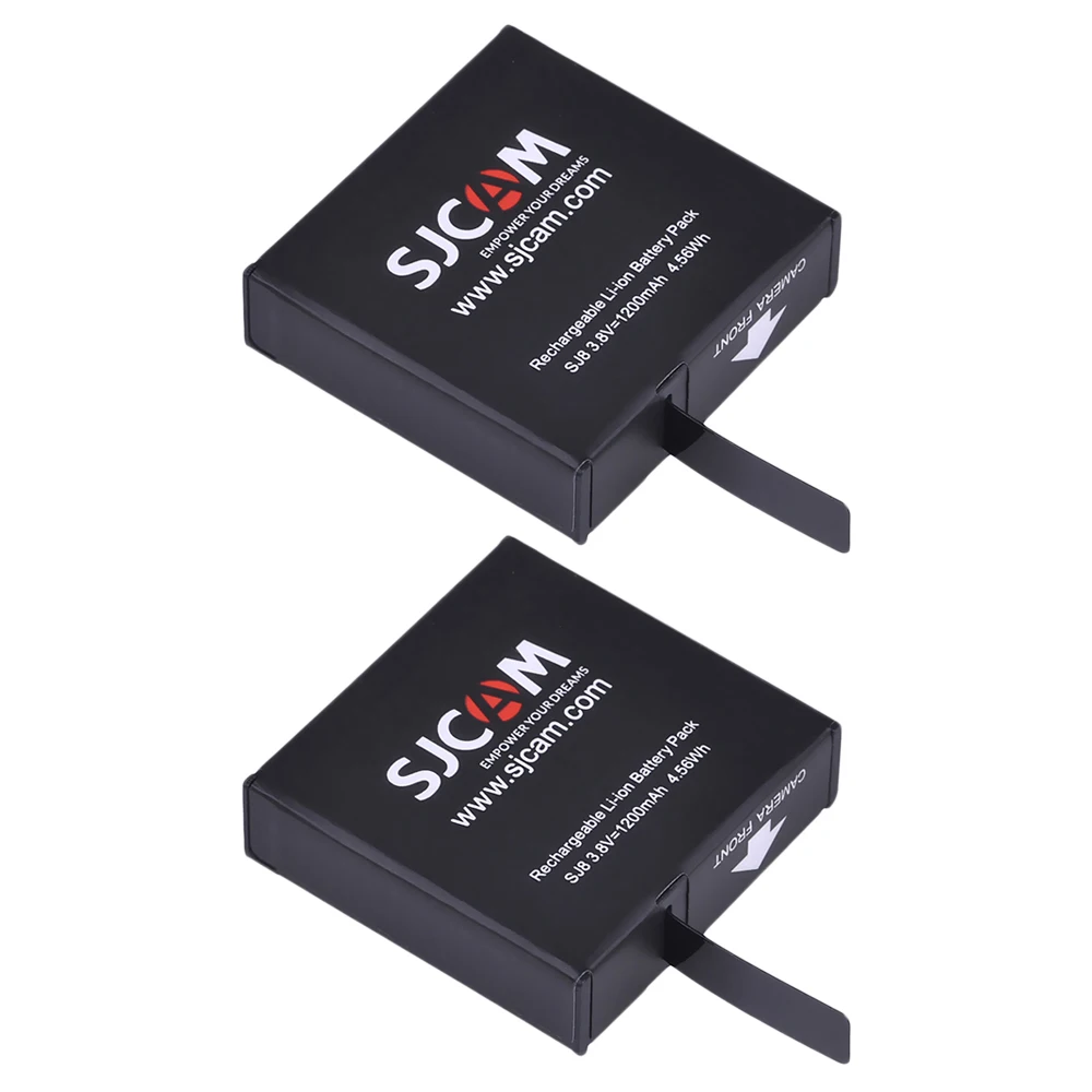PowerTrust 2 шт. 1200 мАч оригинальный SJ8 литий ионный аккумулятор для спортивной экшн