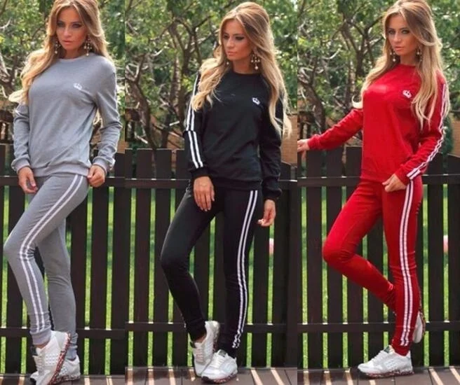 

ZOGAA Hot Two Piece Set Women Tracksuit Patchwork Tracksuits Set Tops Suit Pants Casual Two-Piece Outfit Feminino Women Clothes