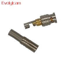 Evolylcam 20pcs Gold BNC Male Video Plug Coupler Connector to Screw for RG59 Cable Adapter CCTV Camera System Accessories