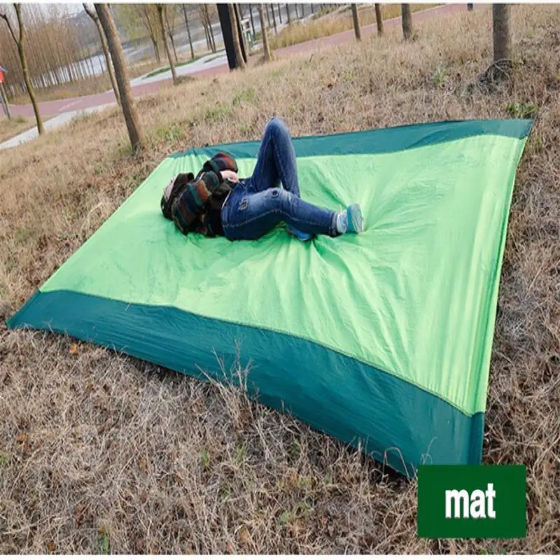Открытый Гамак Кемпинг гамак коврик для отдыха солнцезащитный тент Портативный качели гамак для отдыха