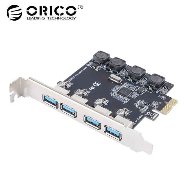 Best Price ORICO USB 3.0 PCI-E Expansion Card 4 Port Super Speed 5Gbps PCI-E Card For Desktop PC Computer Components Win10/Win8/Win7/Vista Best Price ORICO USB 3.0 PCI-E Expansion Card 4 Port Super Speed 5Gbps PCI-E Card For Desktop PC Computer Components Win10/Win8/Win7/Vista