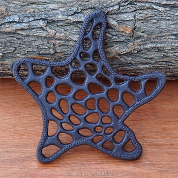

Decorative Cast Iron Trivet For Kitchen Or Dining Table |with Starfish Pattern